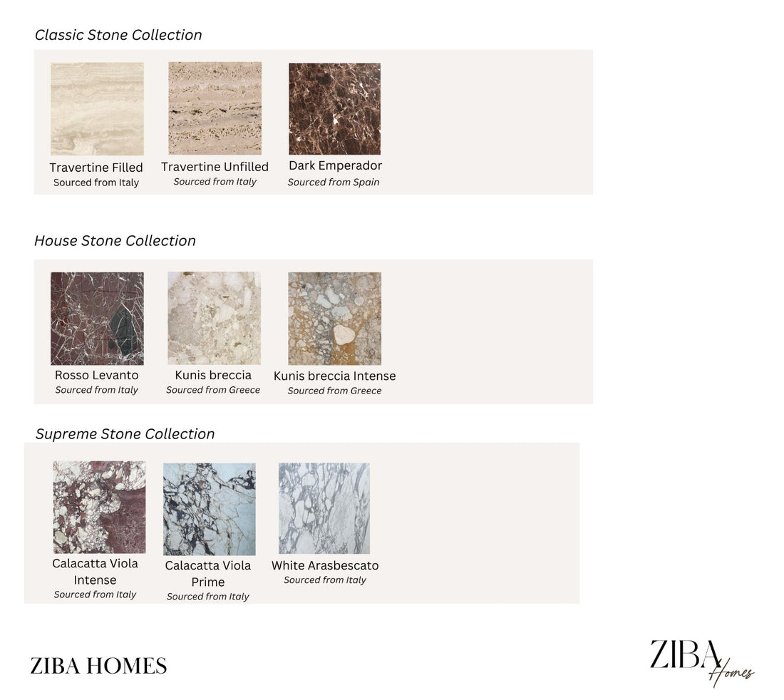 Bruno White Marble Coffee Table-Set of Two