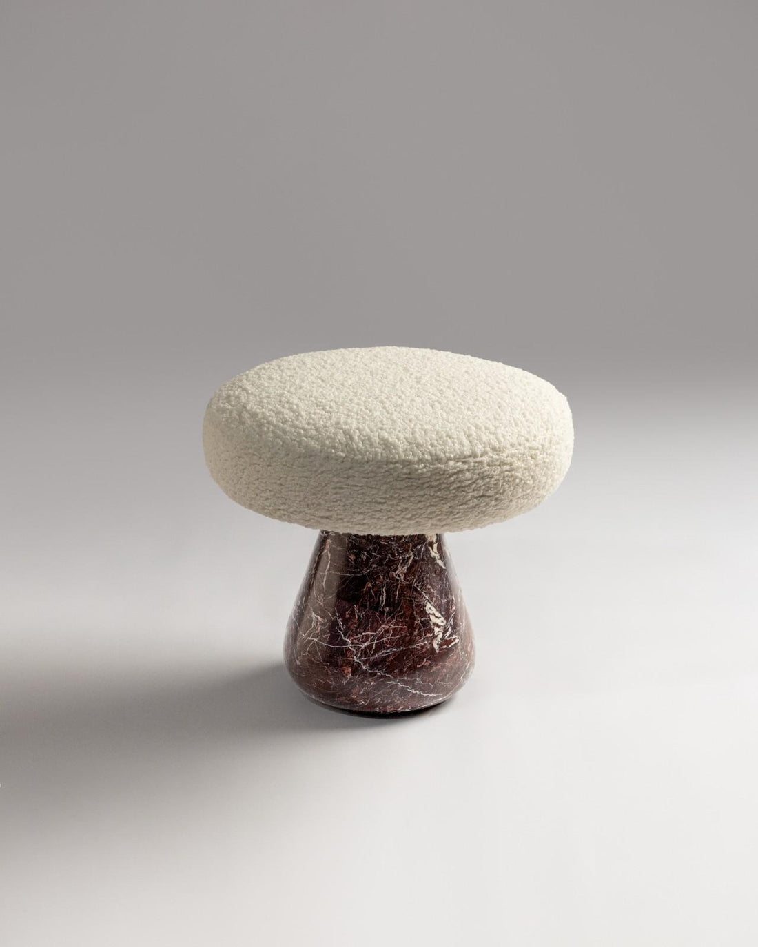 Kashmiri Kahwa Red Marble Stool