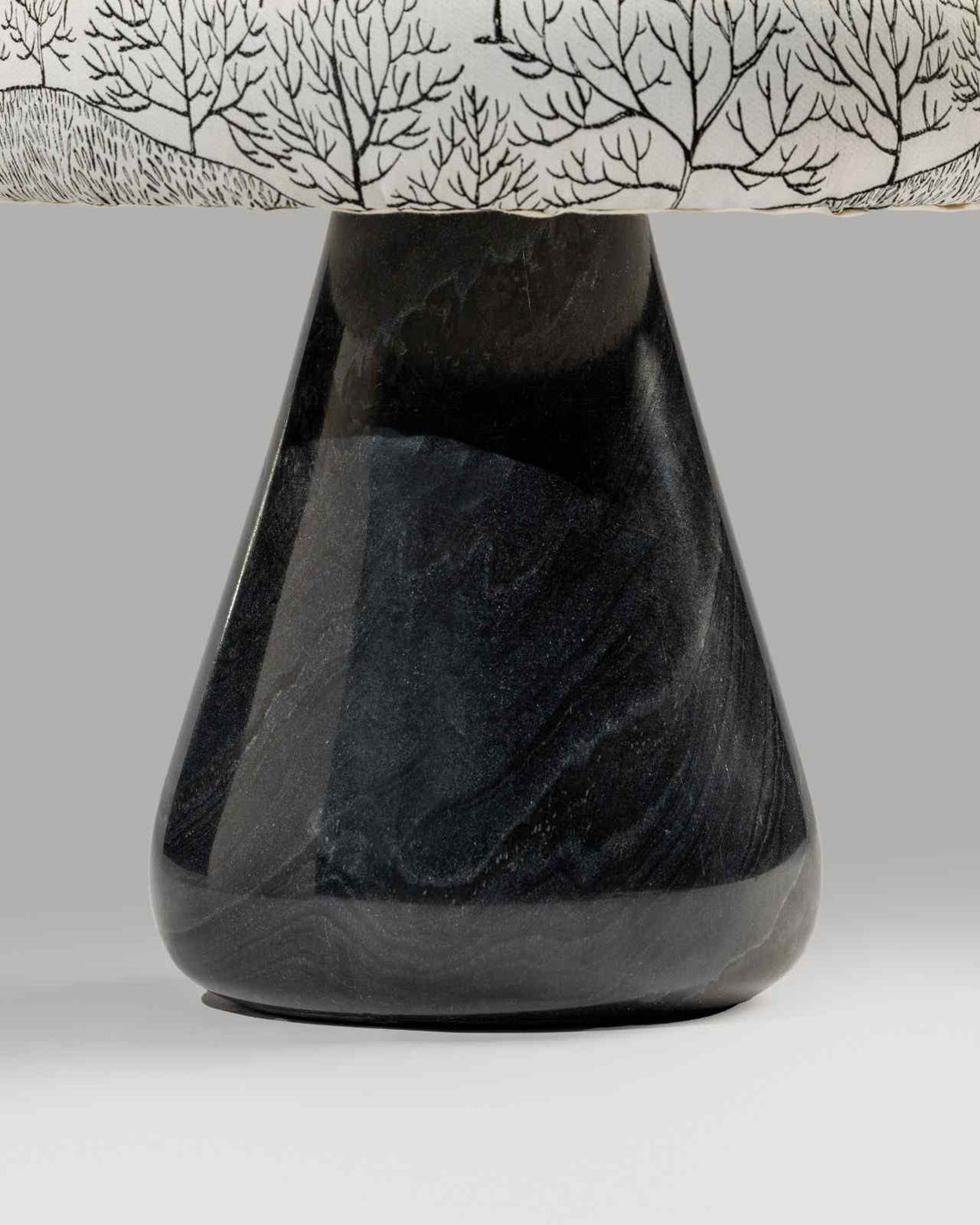 Assam Chai Black Marble Stool