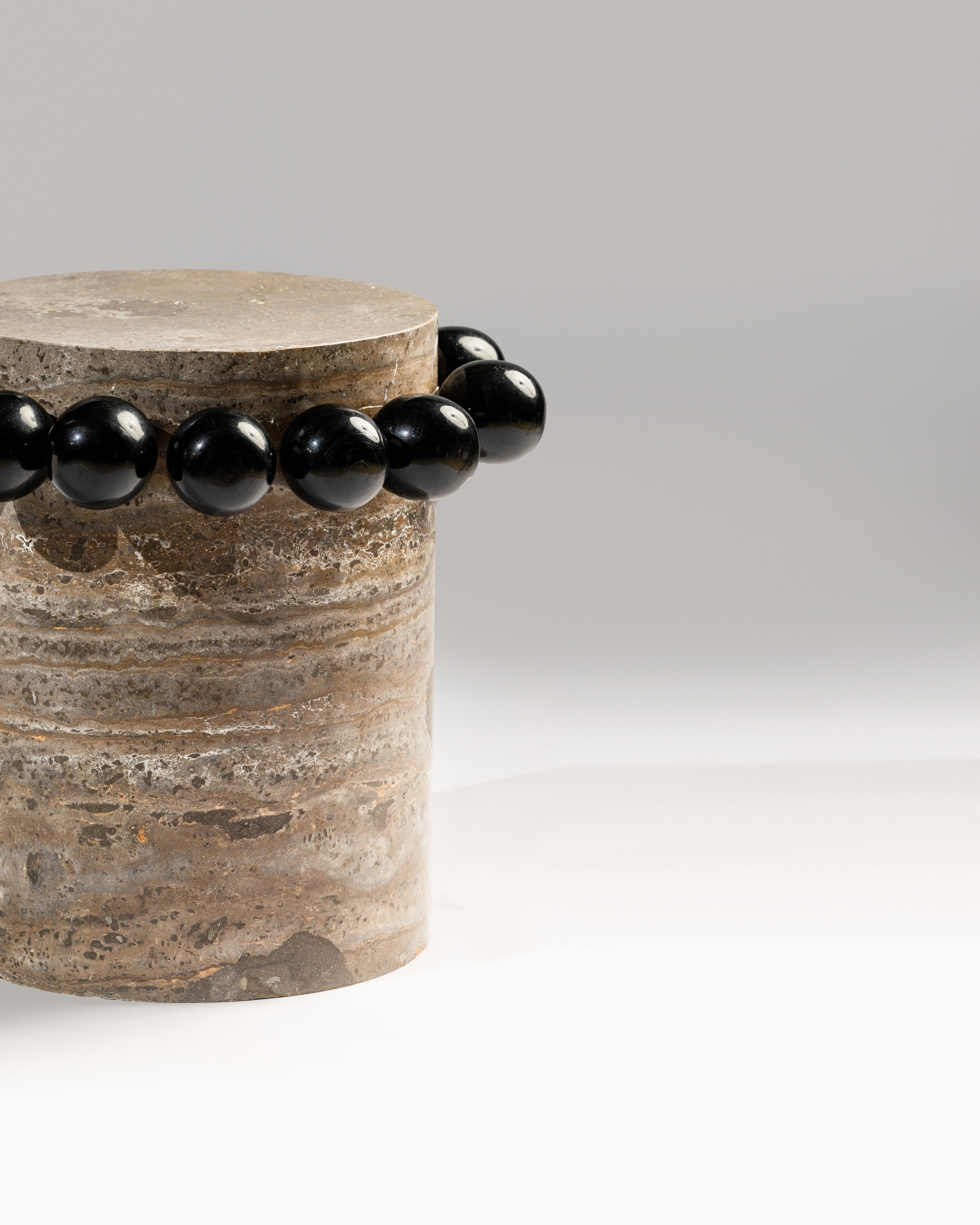 Orbella Travertine Side Table