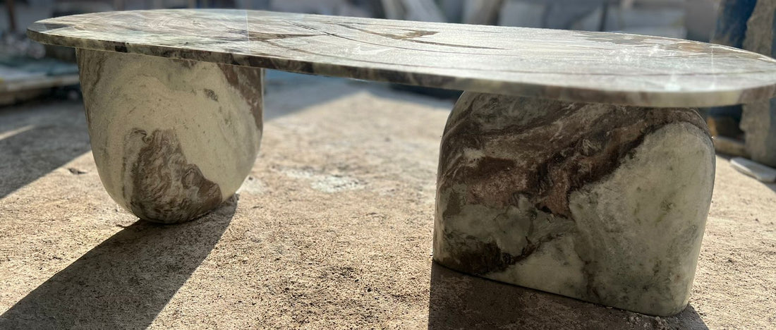 Fantasy Brown Marble Coffee Table