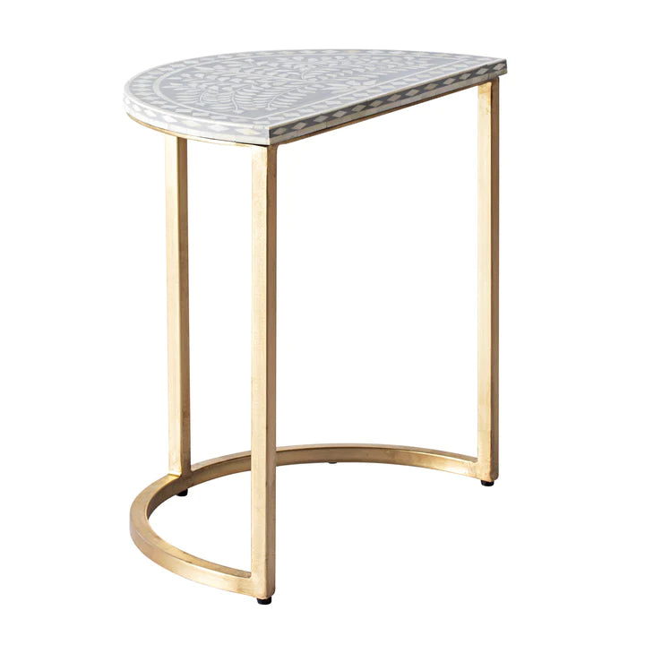 Sylvan Set of Half Moon End Tables - Ziba Homes