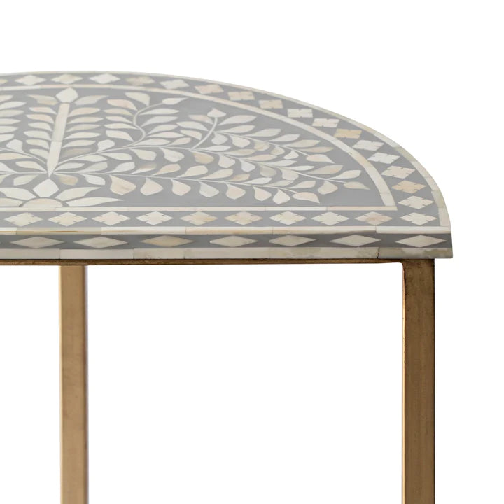 Sylvan Set of Half Moon End Tables - Ziba Homes