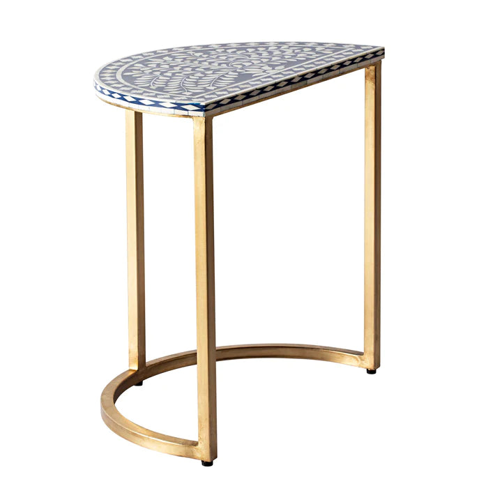 Sylvan Set of Half Moon End Tables - Ziba Homes