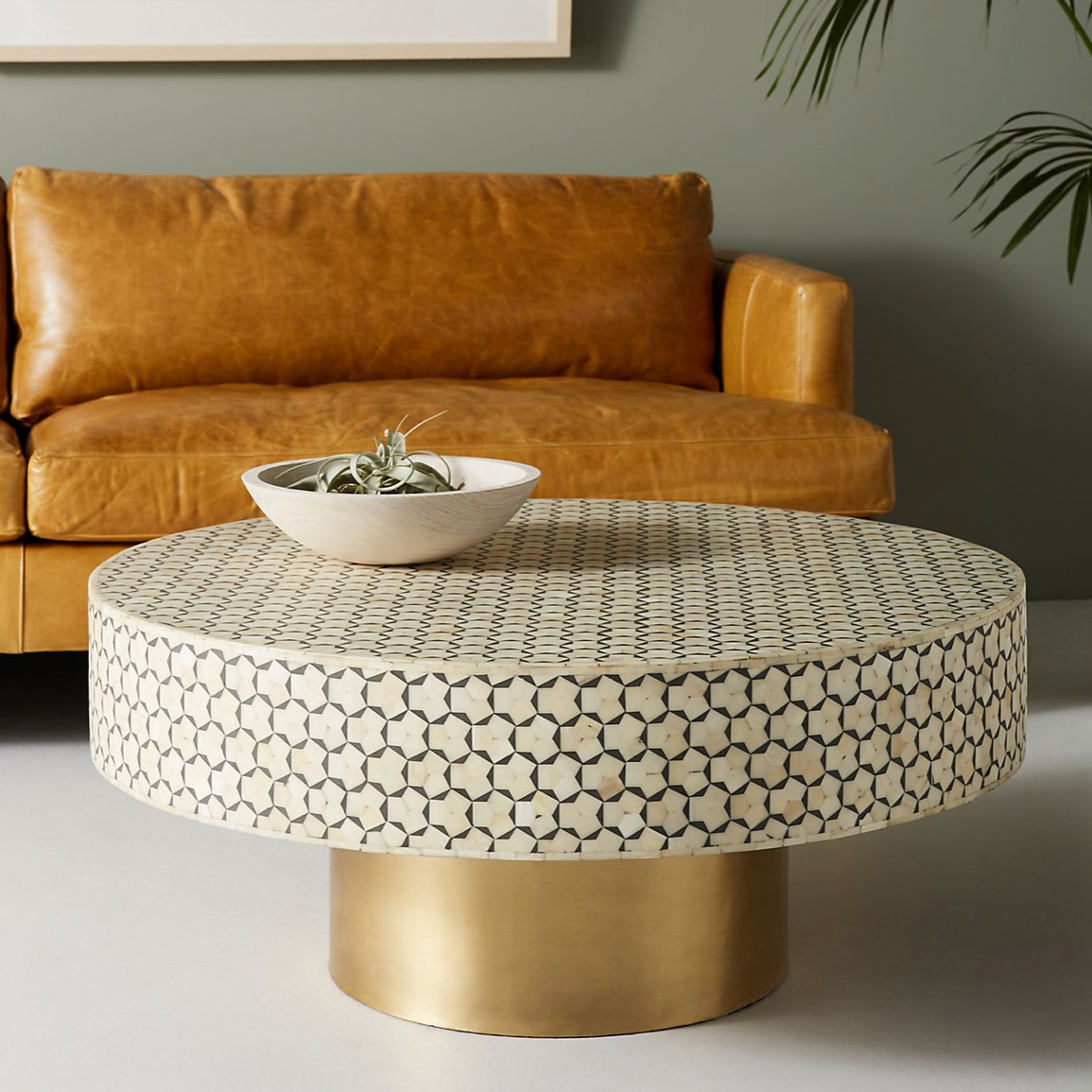 Khaab Inlay Coffee Table - Ziba Homes