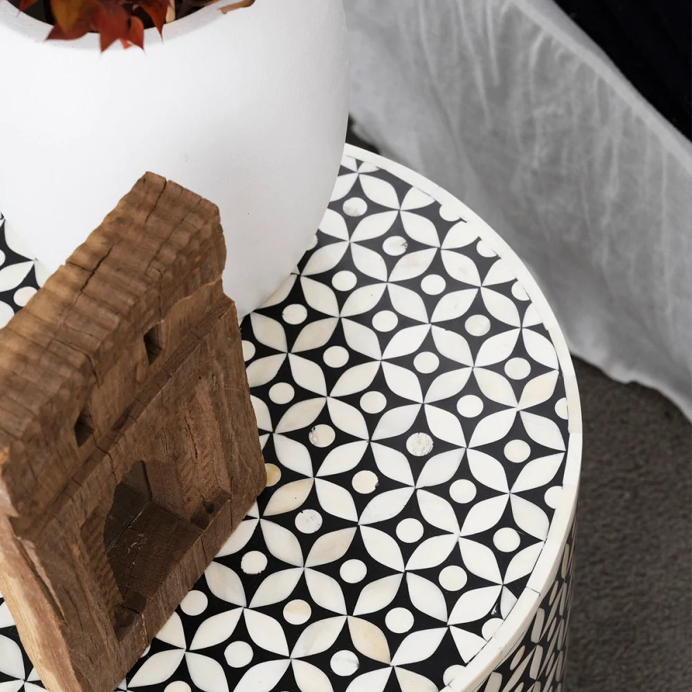 Medley Inlay End Table - Ziba Homes
