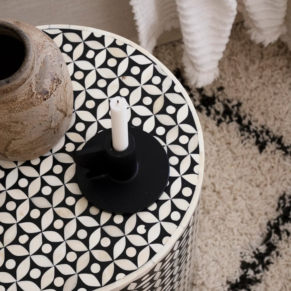 Medley Inlay End Table - Ziba Homes