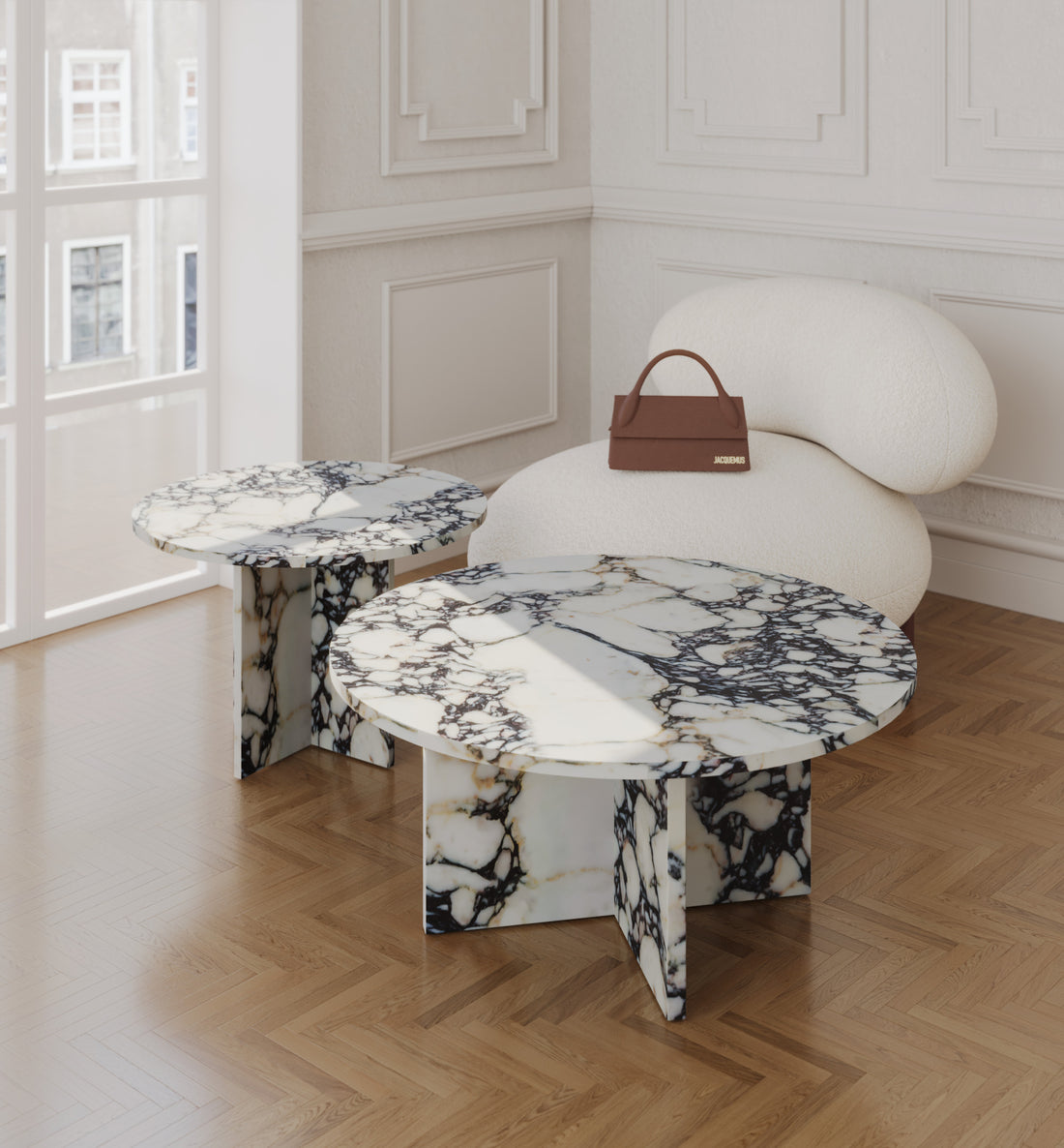Calacatta Viola Coffee Table - Set of two