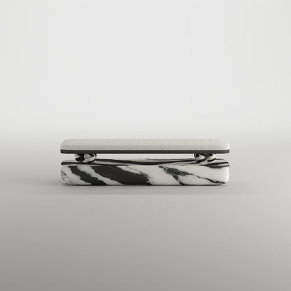Panda Marble Bench