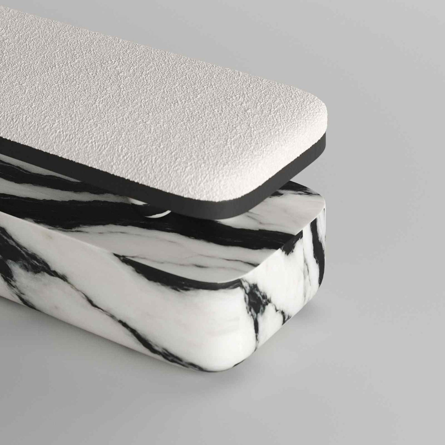 Panda Marble Bench