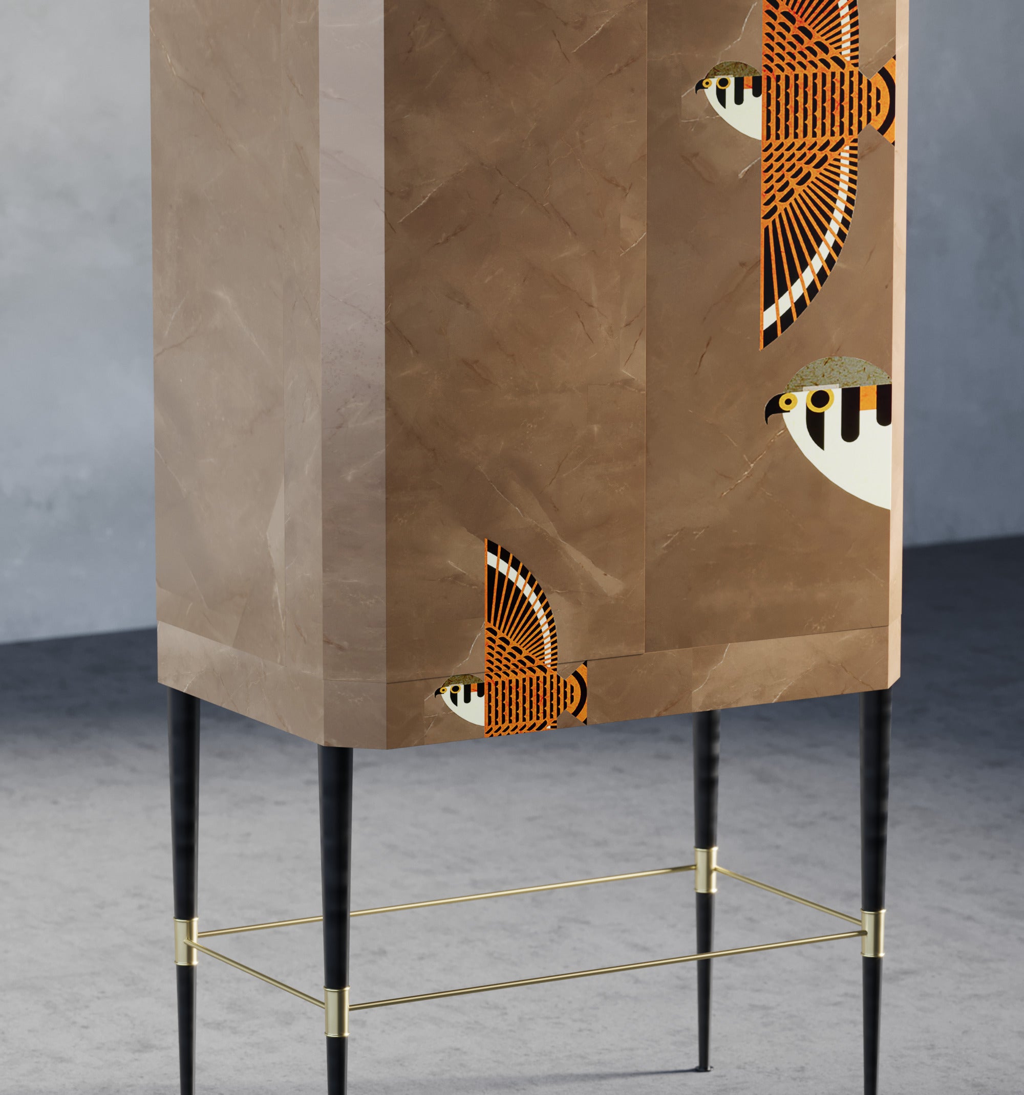 Avian Bar Cabinet