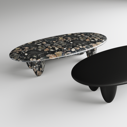Duet Delight Oval Coffee Table
