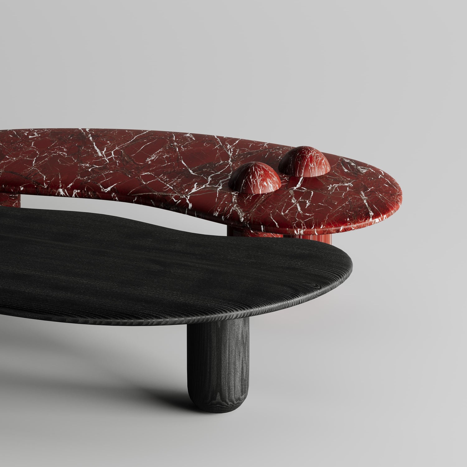 Duet Delight Oval Coffee Table