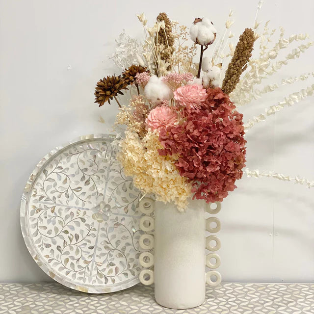 White Mother of Pearl Garden Tray
