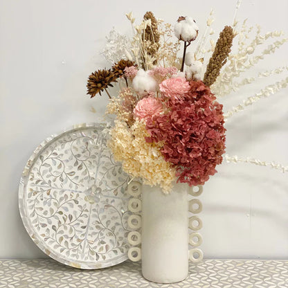 White Mother of Pearl Garden Tray