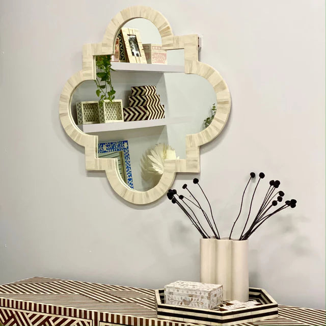 Inlay Elegance Wall Mirror