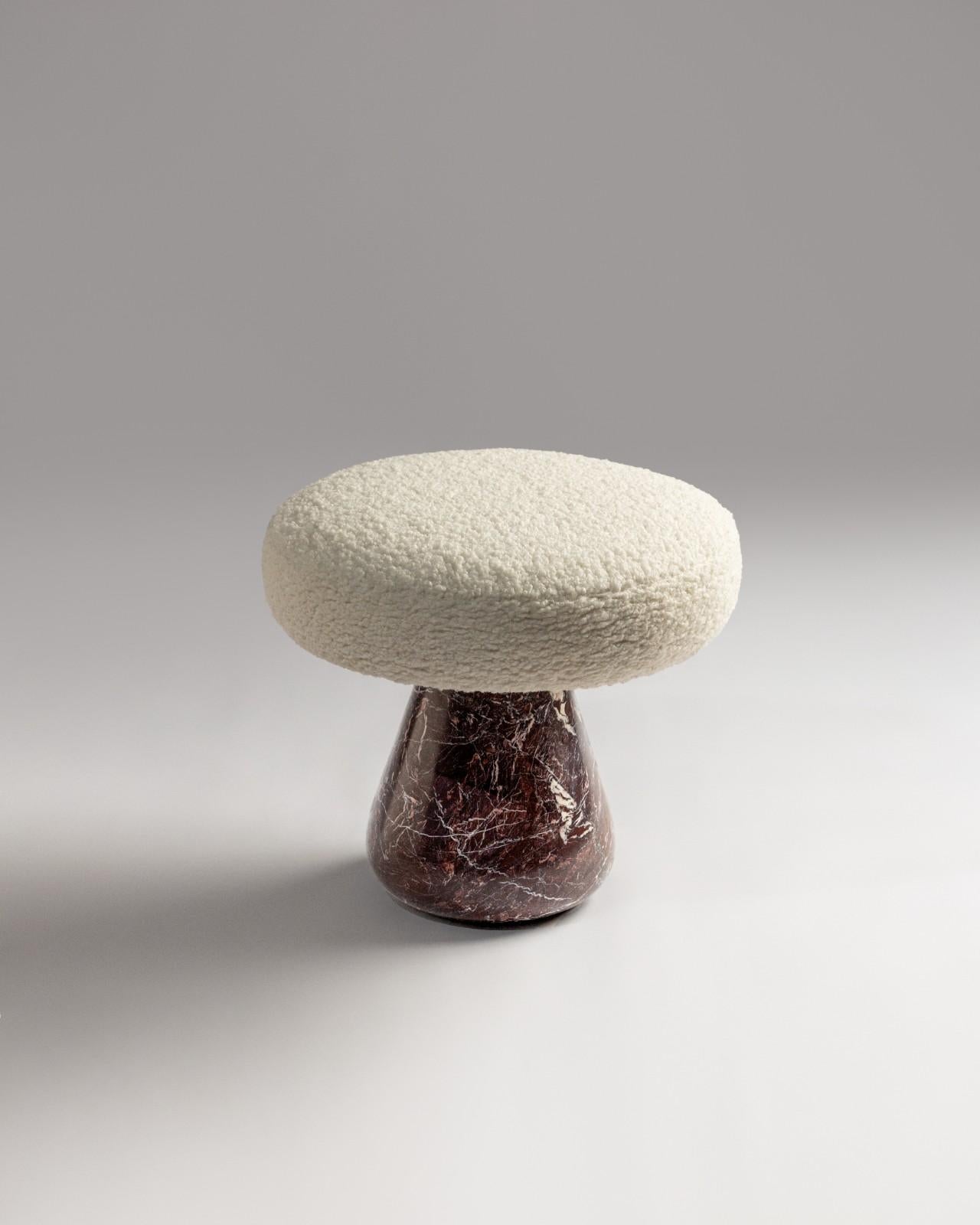 Rooibos Red Marble Stool