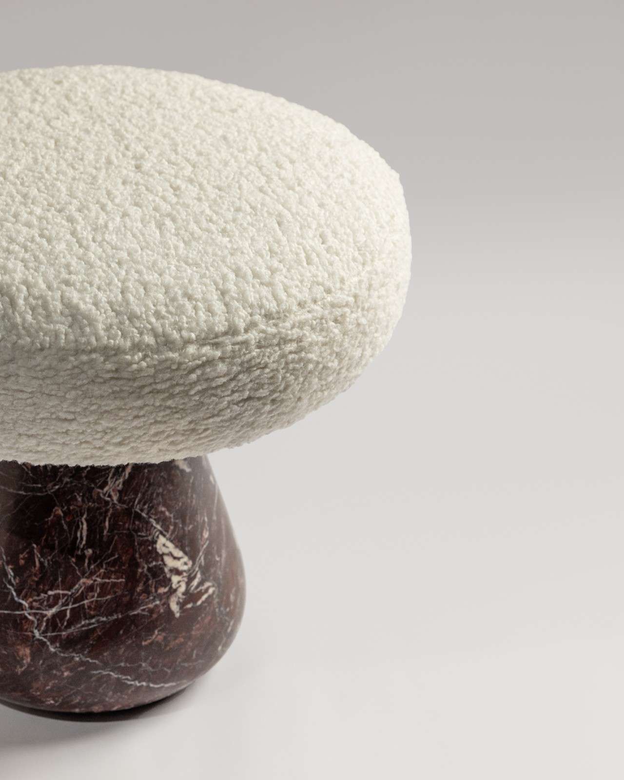 Rooibos Red Marble Stool