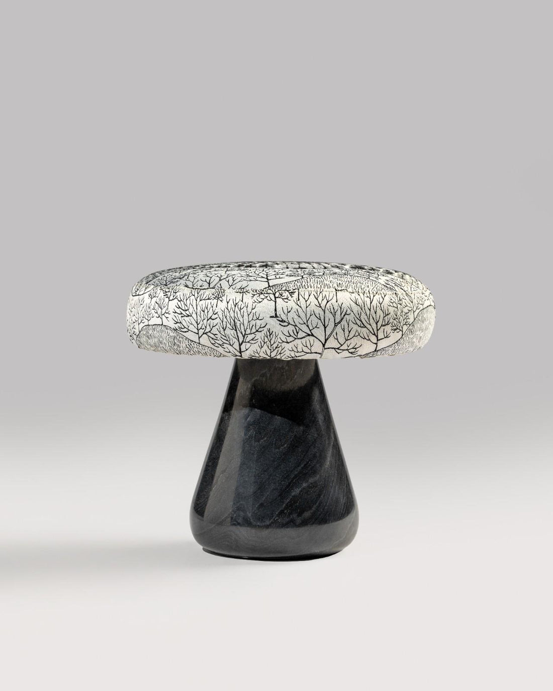 Keemun Black Marble Stool