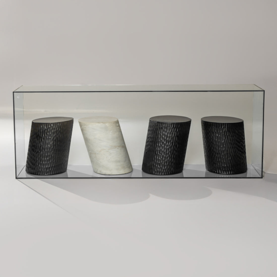 Melange Glass Console