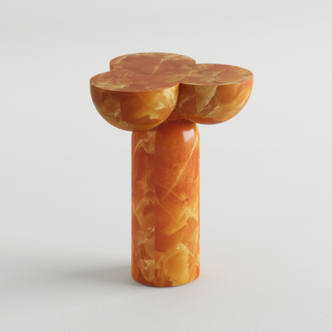 Golden Aura End Table