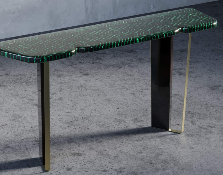 Emerald Envy Entryway Console
