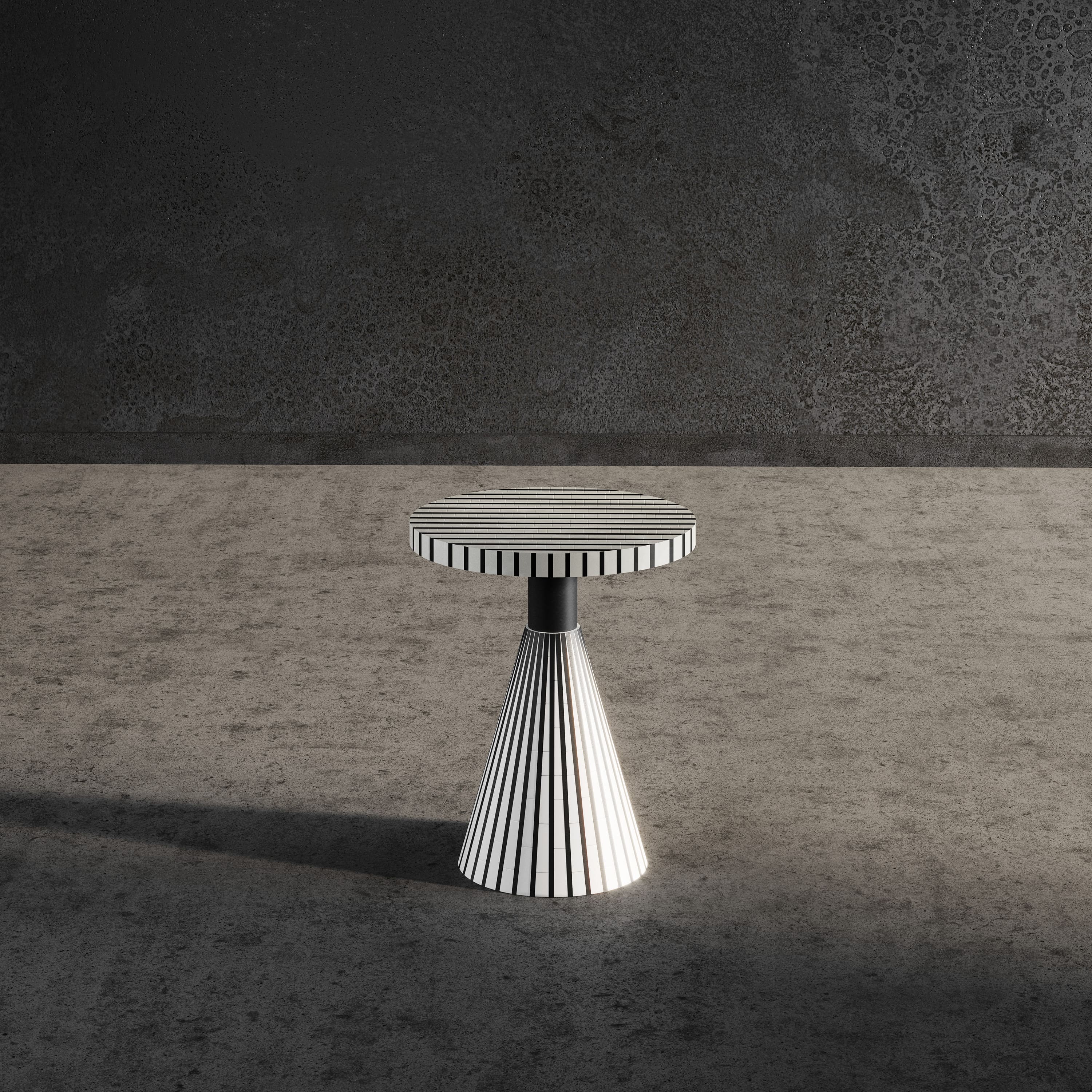 Yin-Yang End Table