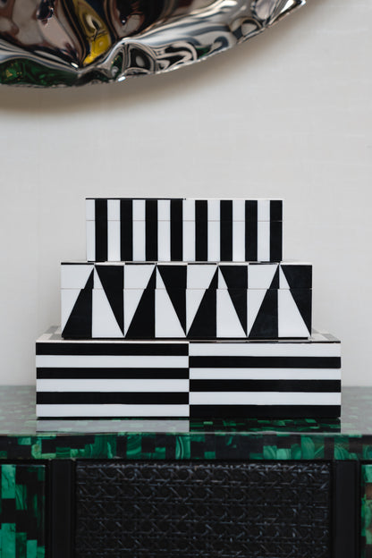 Set of Art Lacquer Boxes - Decorative Boxes