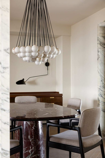 Rosso Marble Dining Table