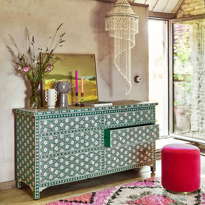 Green Inlay Cabinet