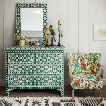 Green Inlay Cabinet
