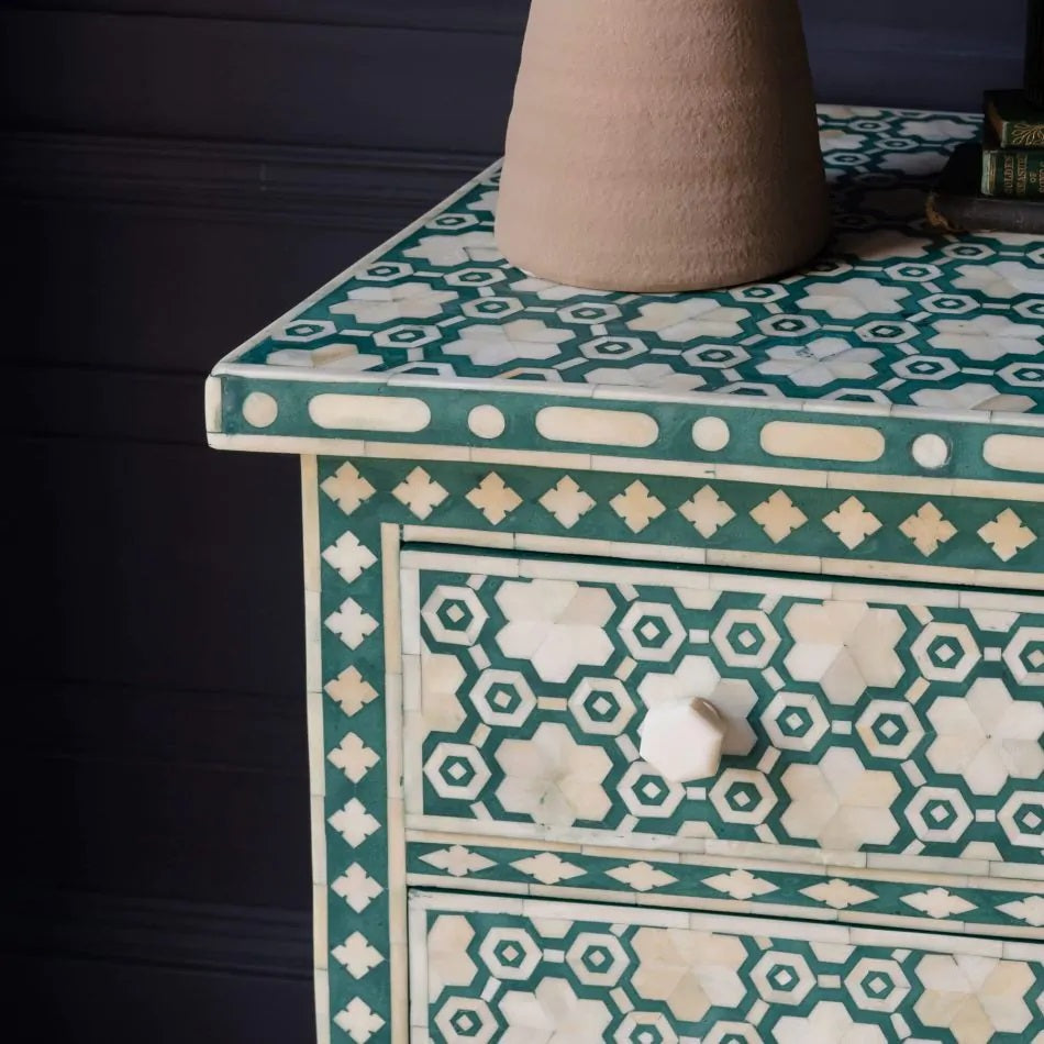 Green Inlay Cabinet