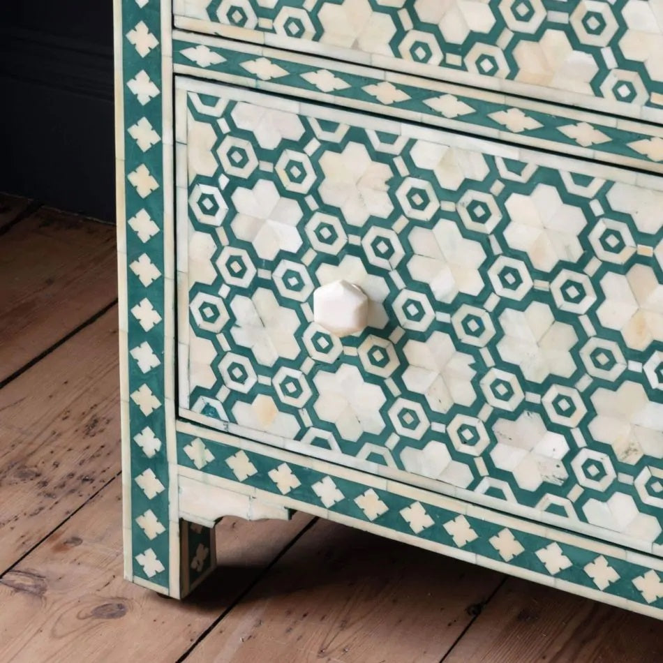 Green Inlay Cabinet