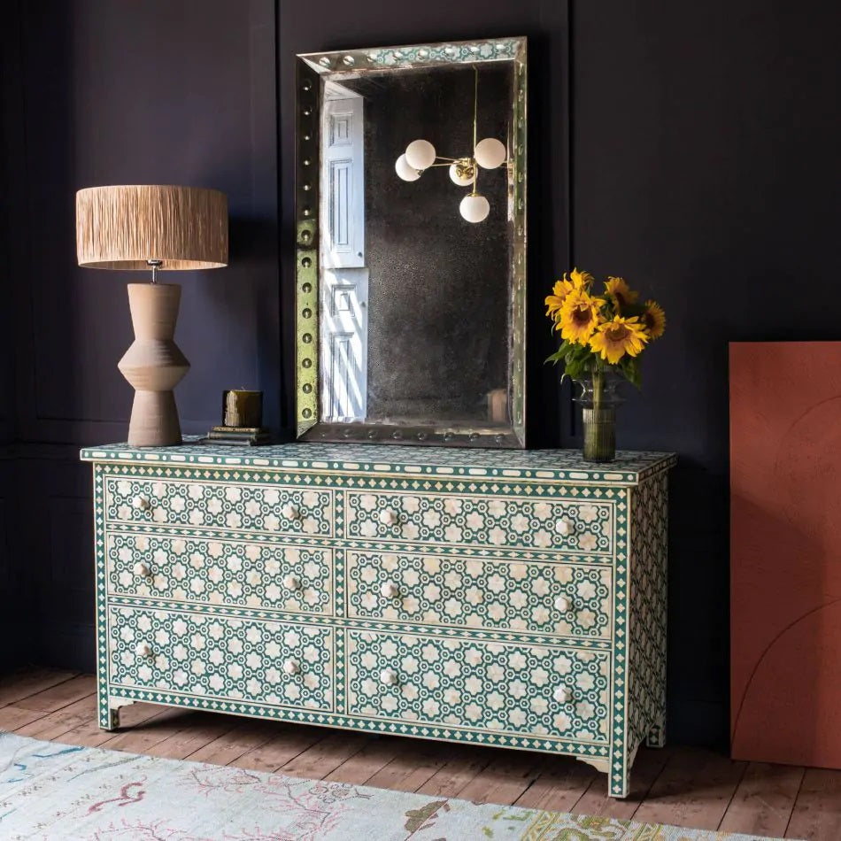 Green Inlay Cabinet