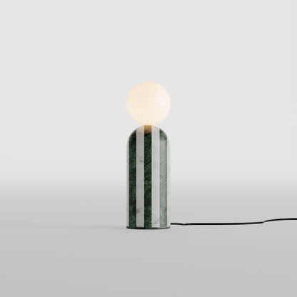 Tesselate Marble Inlay Lamp