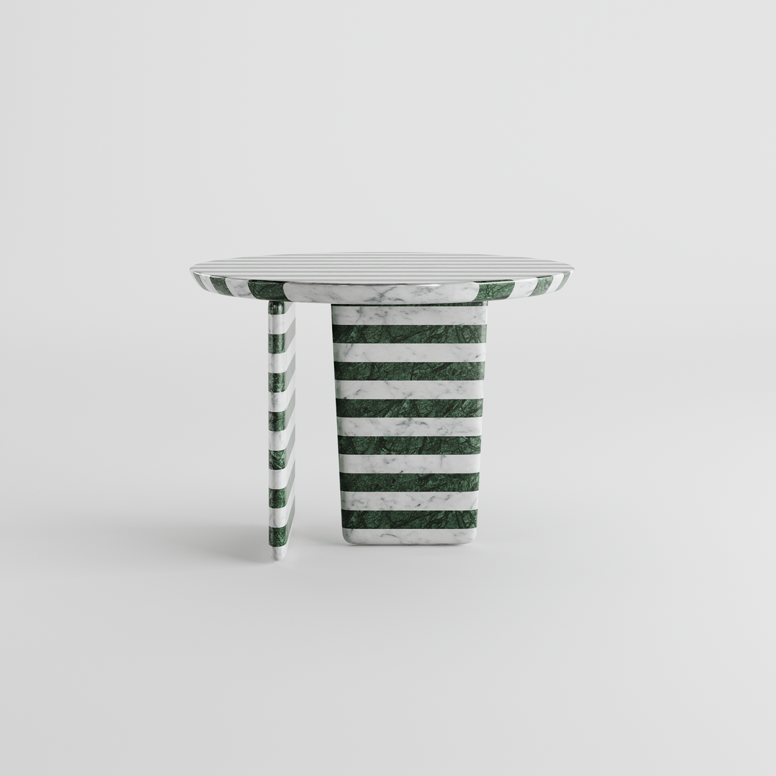 Tesselate Marble Inlay Console
