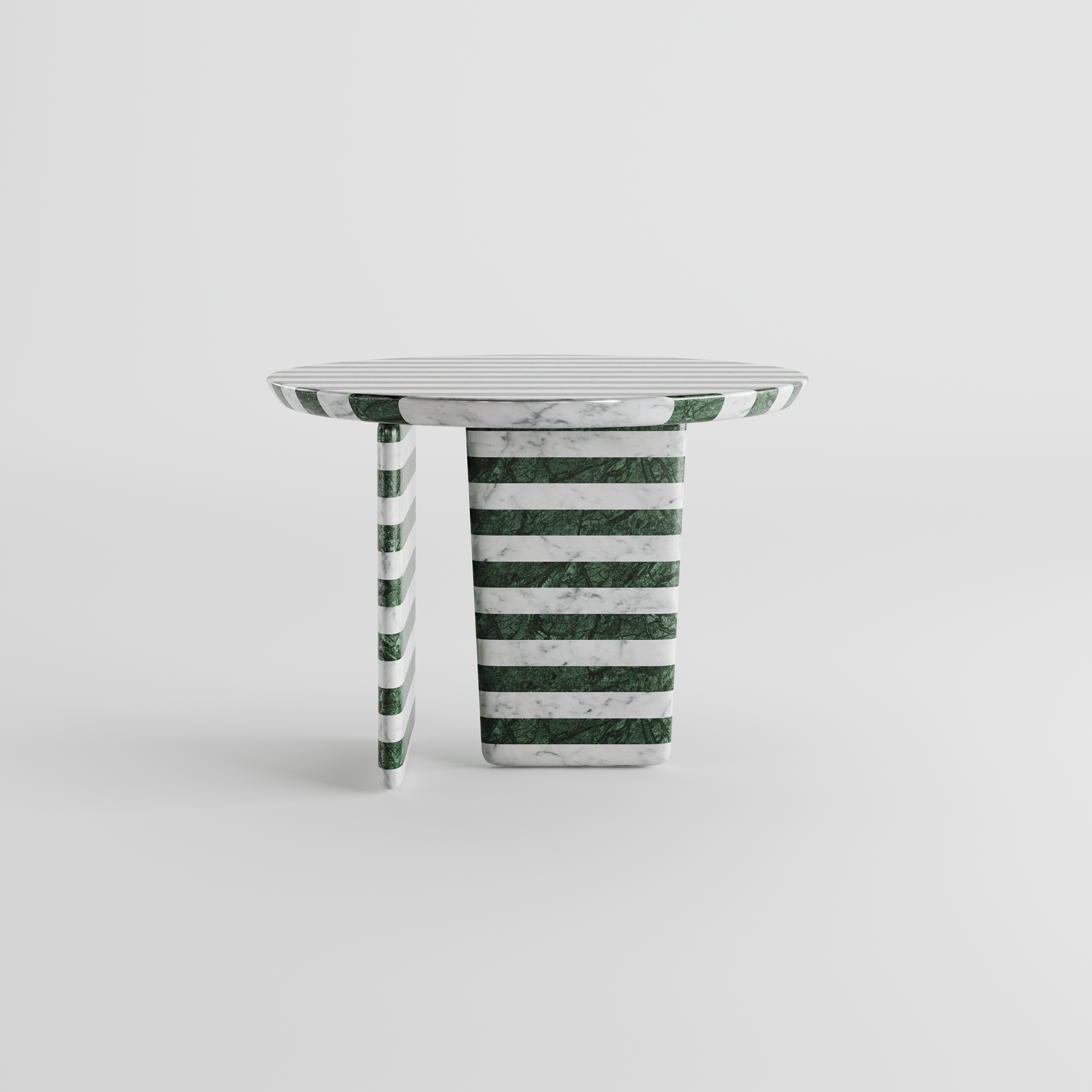 Tesselate Marble Inlay Console