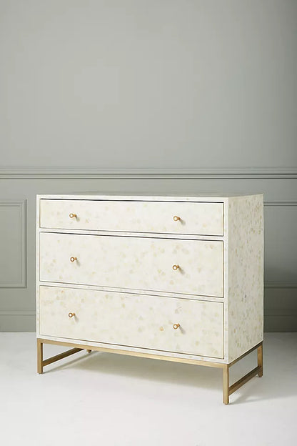 Star Inlay 3-Drawer Dresser - Ziba Homes