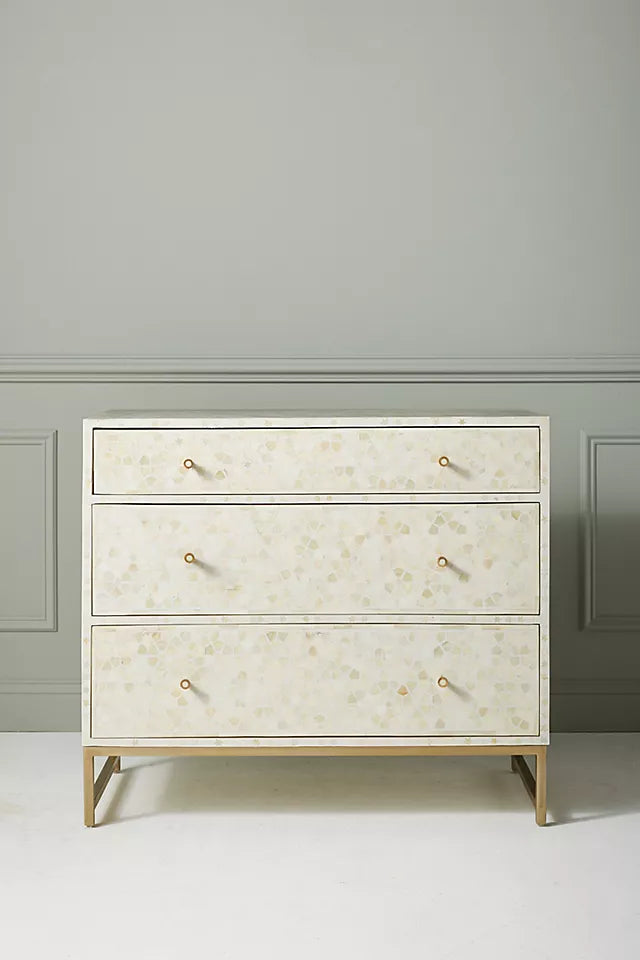 Star Inlay 3-Drawer Dresser - Ziba Homes