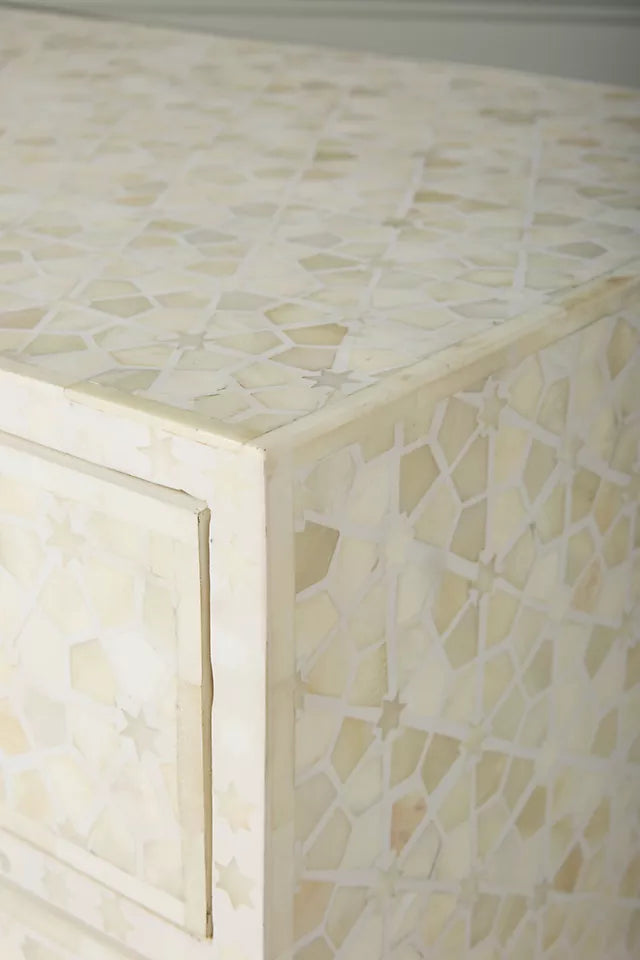 Star Inlay 3-Drawer Dresser - Ziba Homes