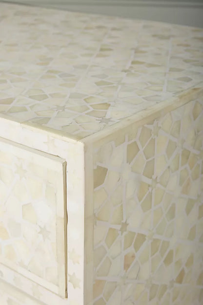 Star Inlay 3-Drawer Dresser - Ziba Homes
