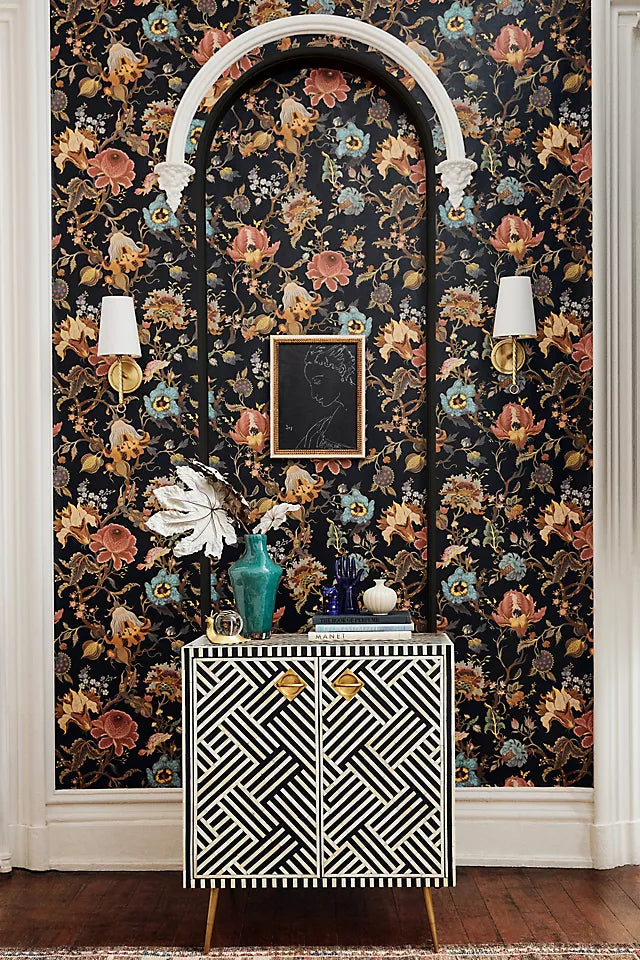 Mist Inlay Bar Cabinet - Ziba Homes