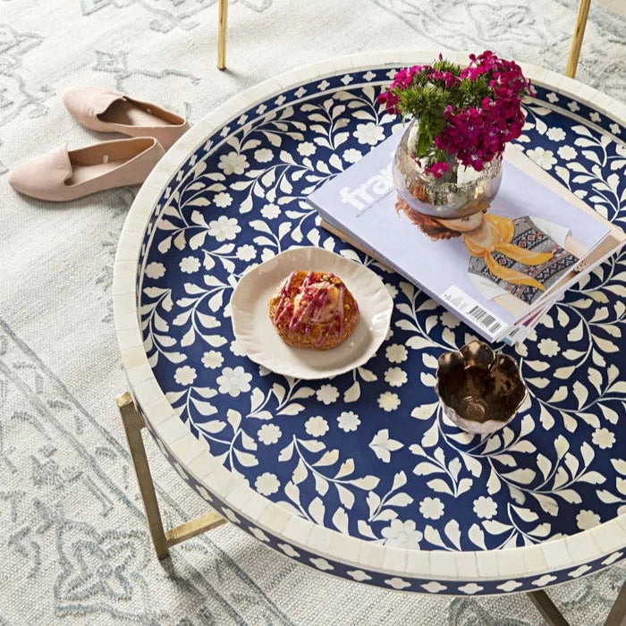 Sylvan Inlay Tray Coffee Table D - Ziba Homes