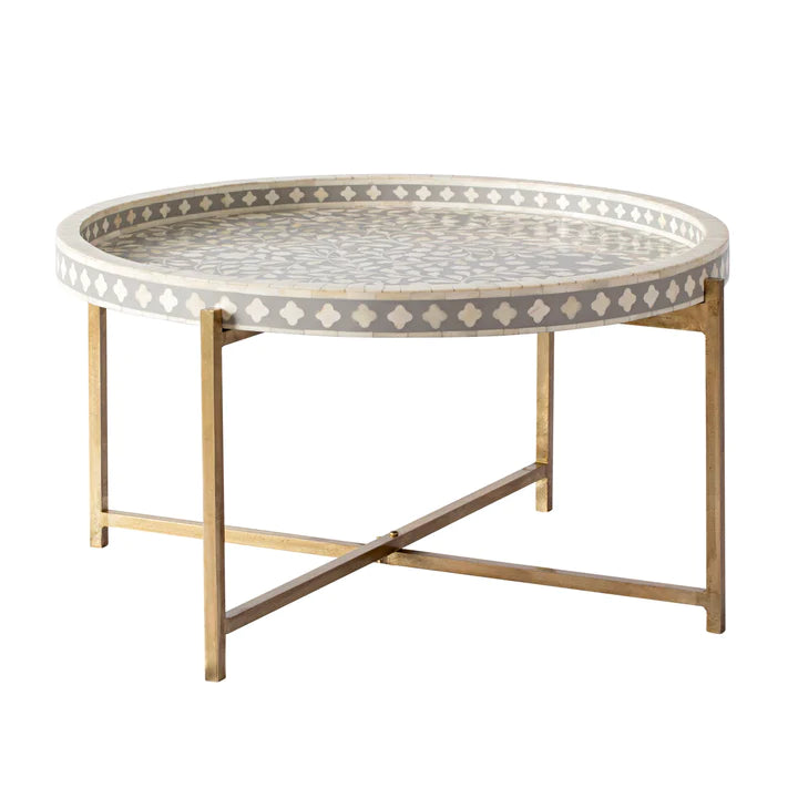 Sylvan Inlay Tray Coffee Table D - Ziba Homes