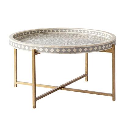 Sylvan Inlay Tray Coffee Table D - Ziba Homes