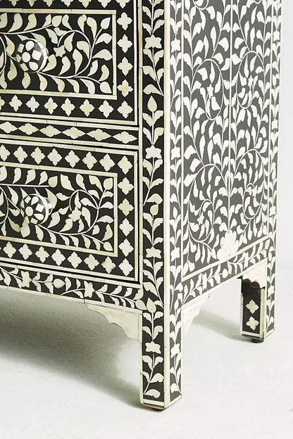 Sylvan Inlay Three-Drawer Dresser - Ziba Homes