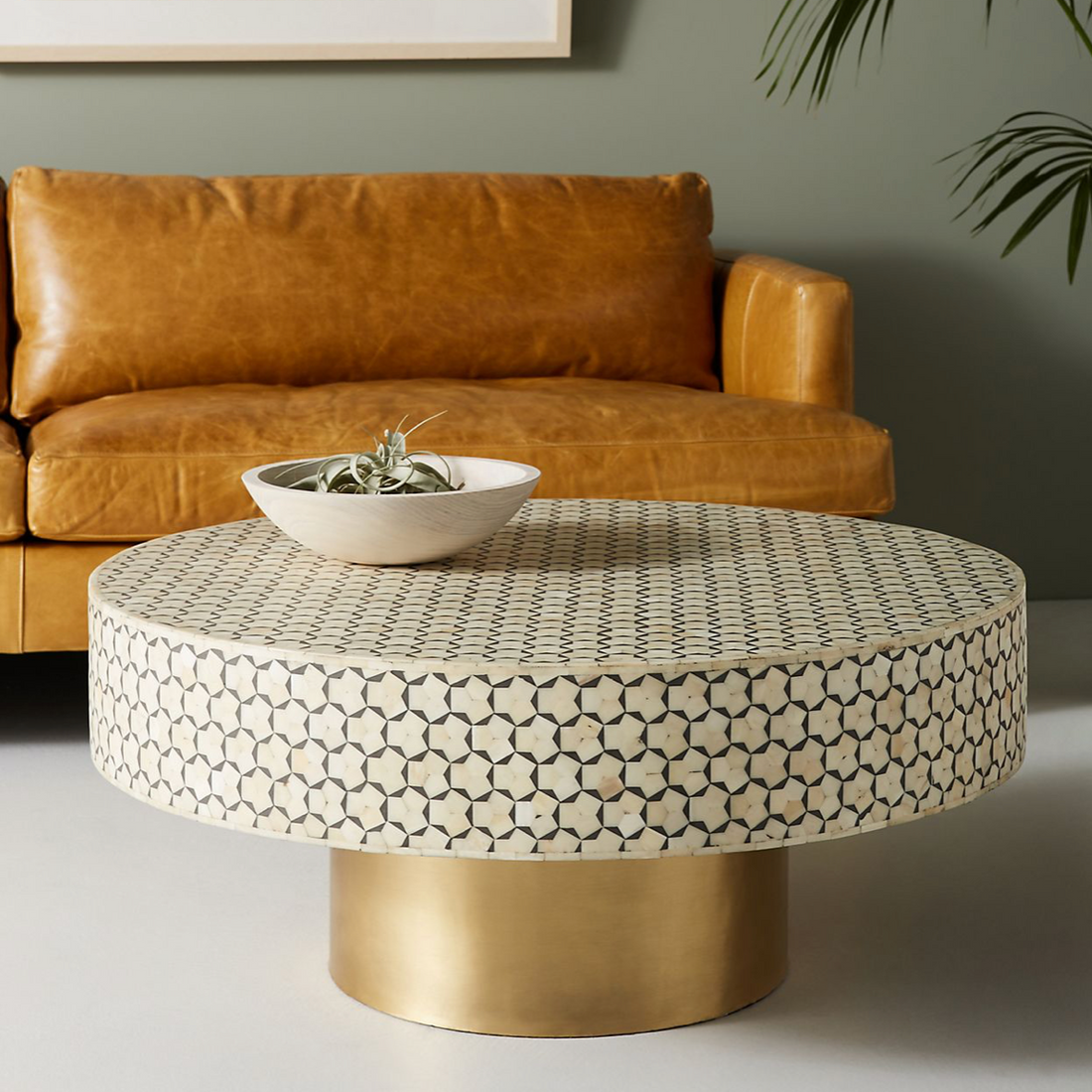 Khaab Inlay Coffee Table - Ziba Homes
