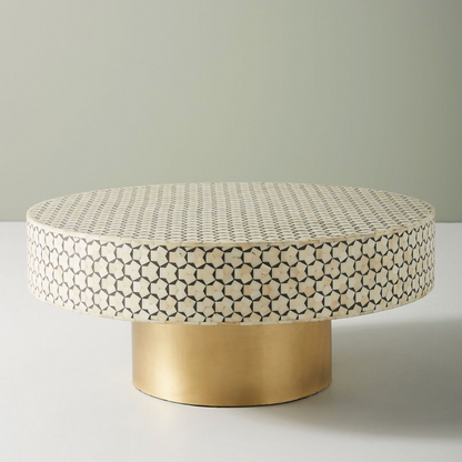 Khaab Inlay Coffee Table - Ziba Homes