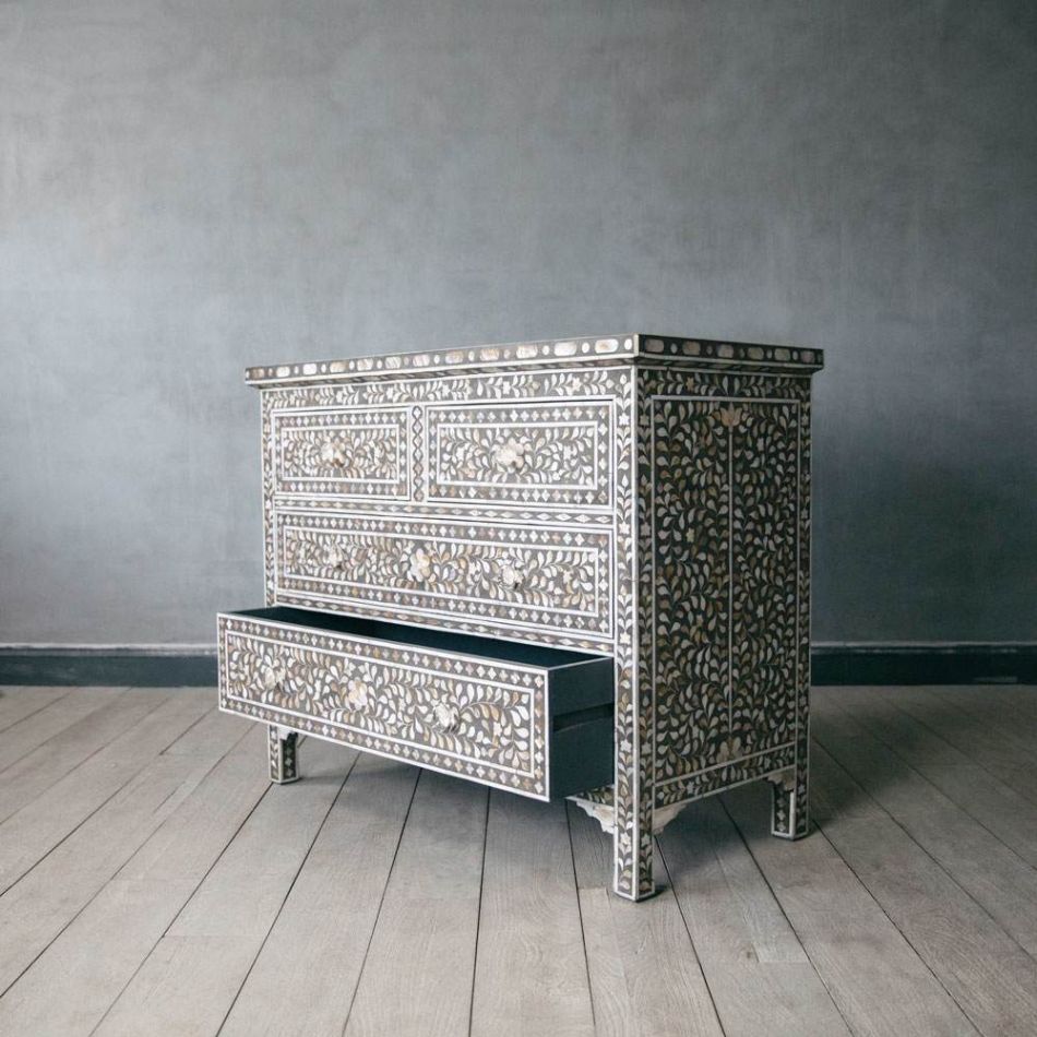 Sylvan Mother of Pearl Sideboard Buffet - Ziba Homes