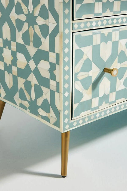 Marakkech Inlay 9-Drawer Dresser - Ziba Homes